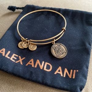 Alex and Ani bangle ‘What’s For you will not pass you’ gold